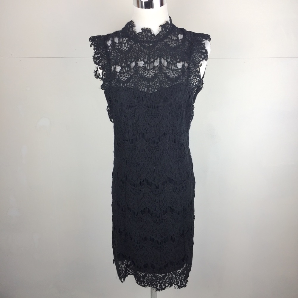 Free People Intimately Daydream Dress Black Lace